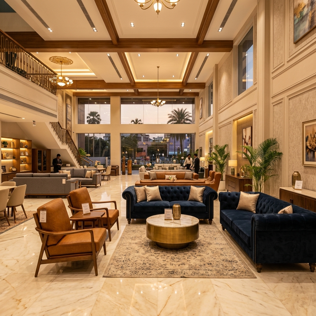 Golden Decorators Showroom Interior