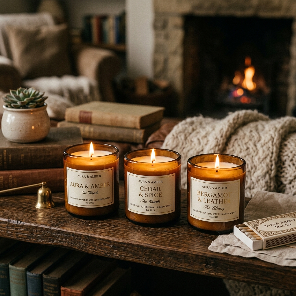 Scented Candle Decor – Premium
